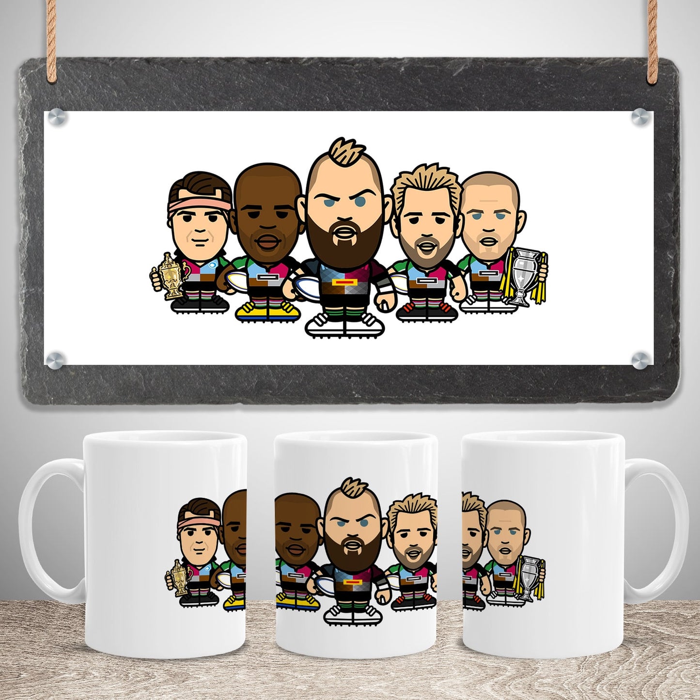 Harlequins Legends Mug
