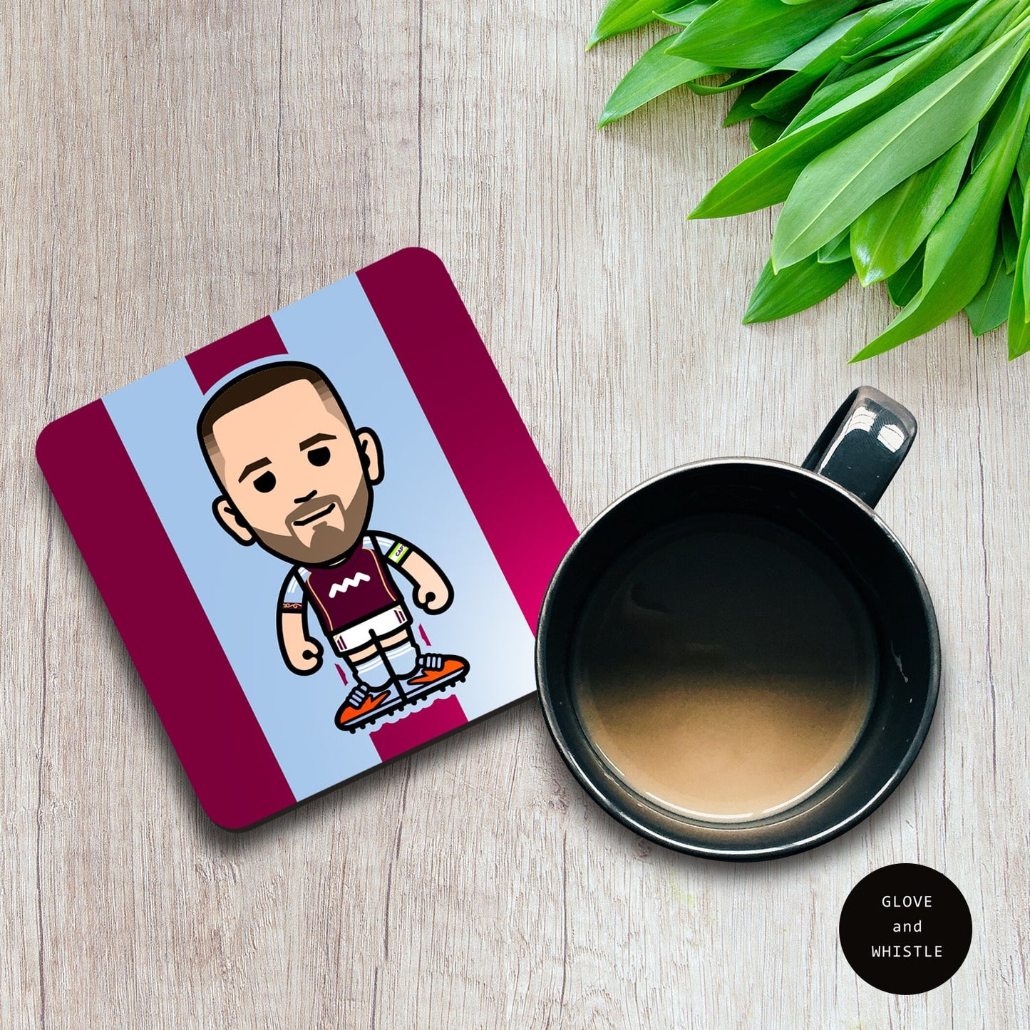 John McGinn Aston Villa Coaster
