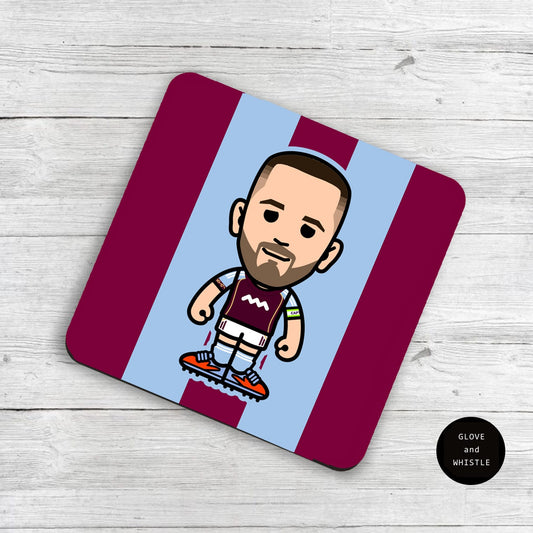 John McGinn Aston Villa Coaster