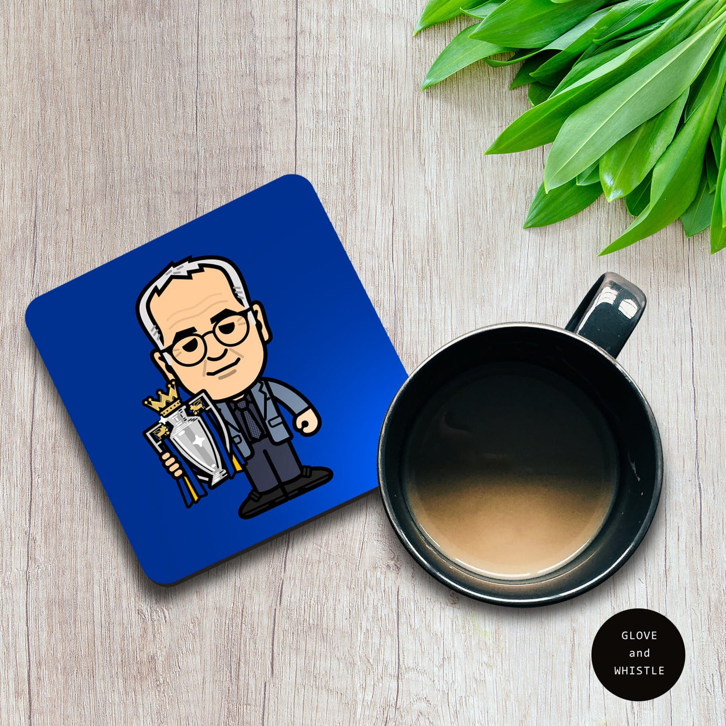 Claudio Ranieri Leicester City Coaster