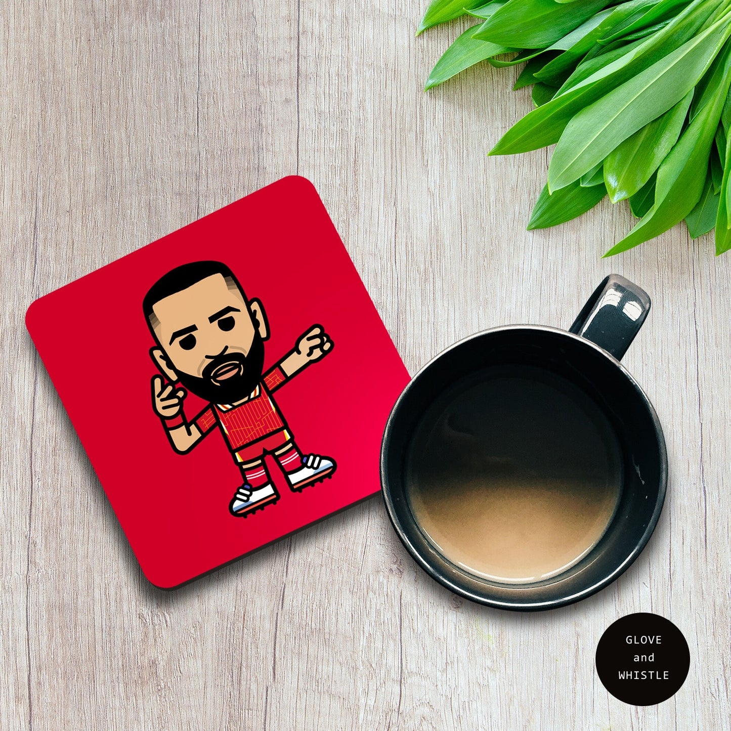 Mo Salah Celebration Liverpool Coaster