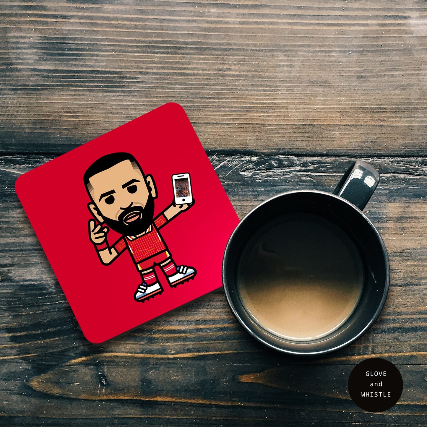 Mo Salah Celebration Liverpool Coaster