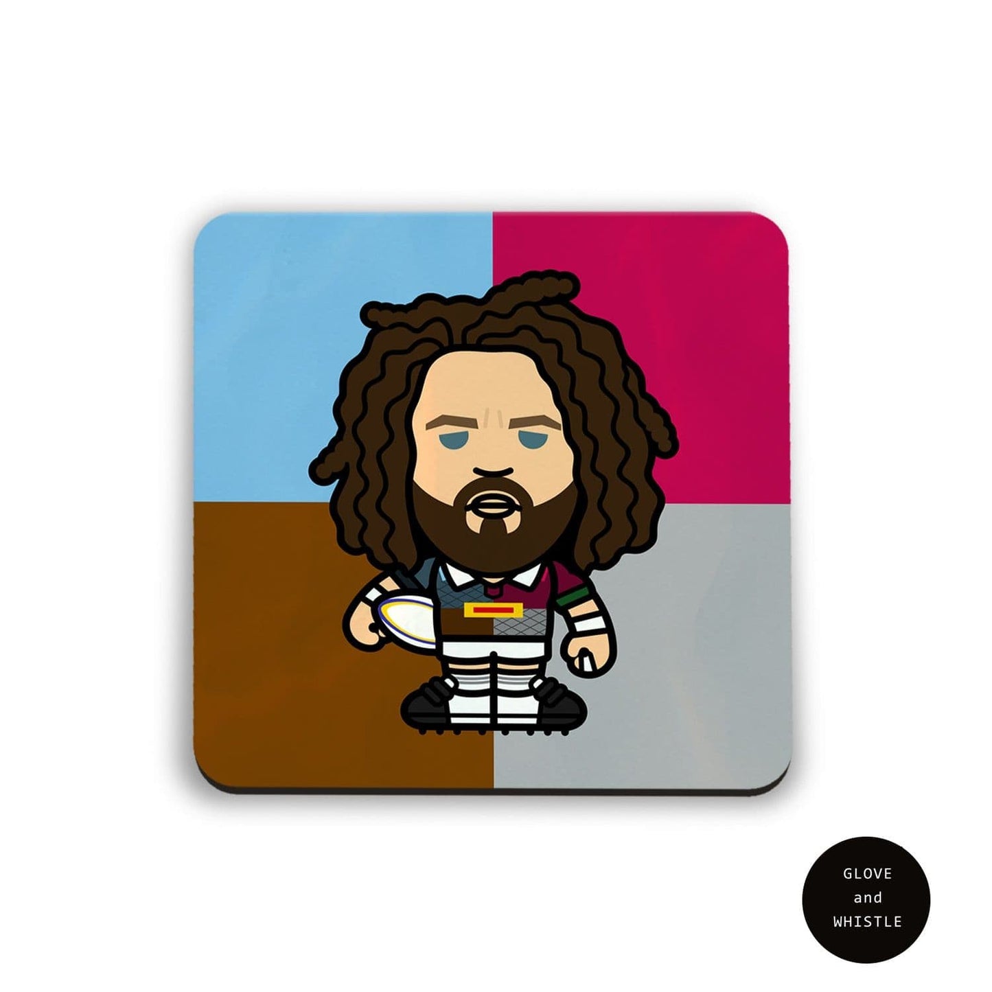 Adam Jones Harlequins Coaster