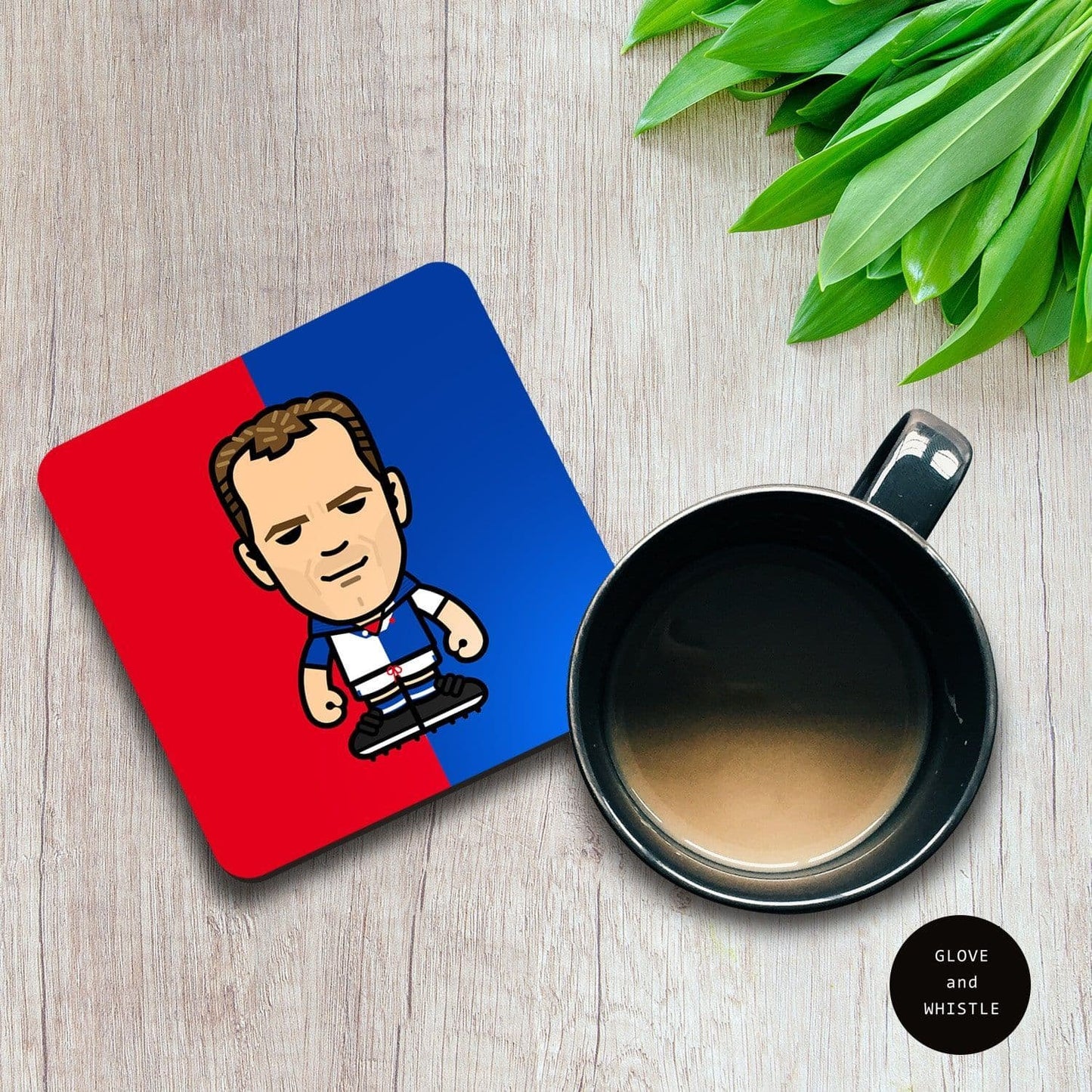 Alan Shearer Blackburn Rovers Coaster