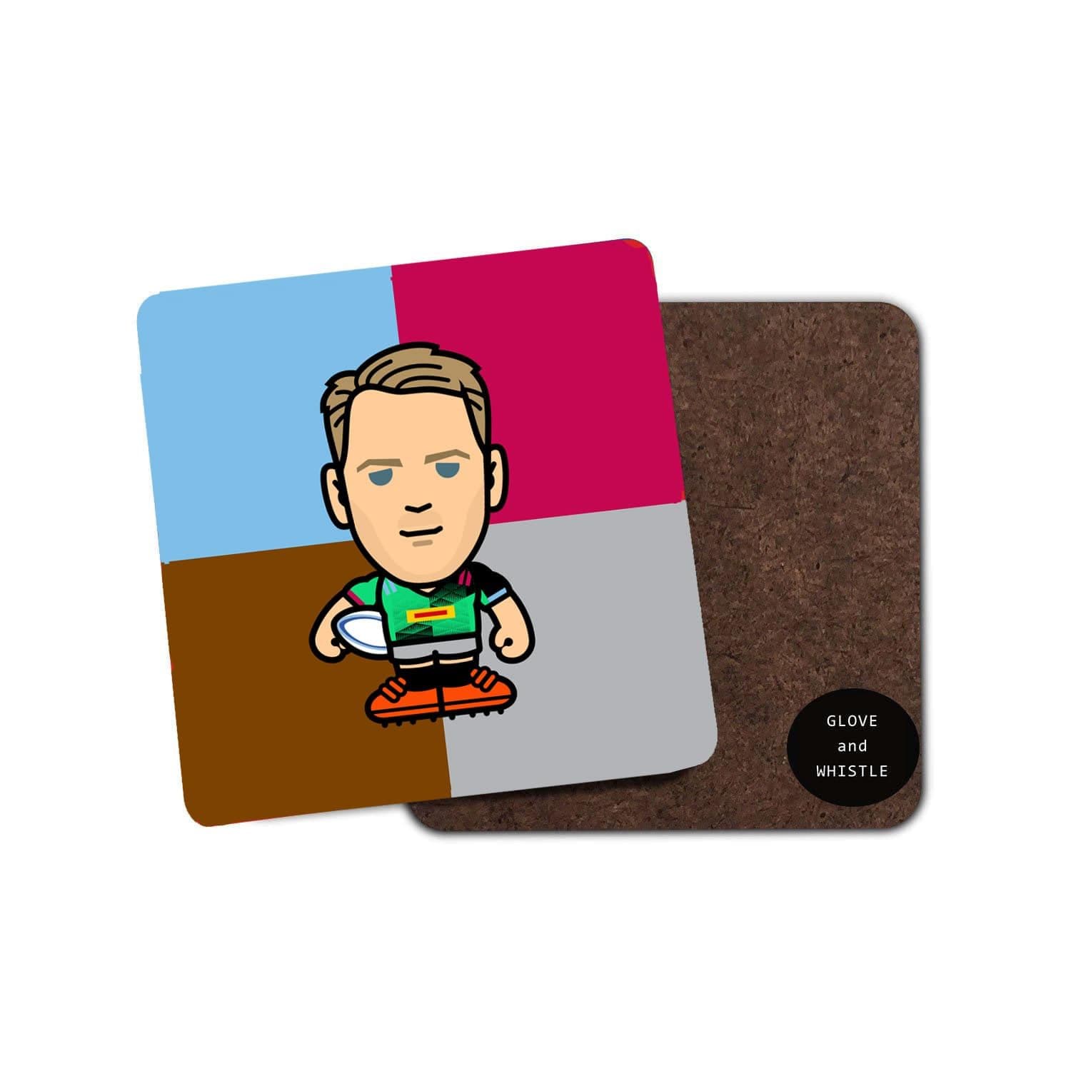 Alex Dombrandt Harlequins Coaster