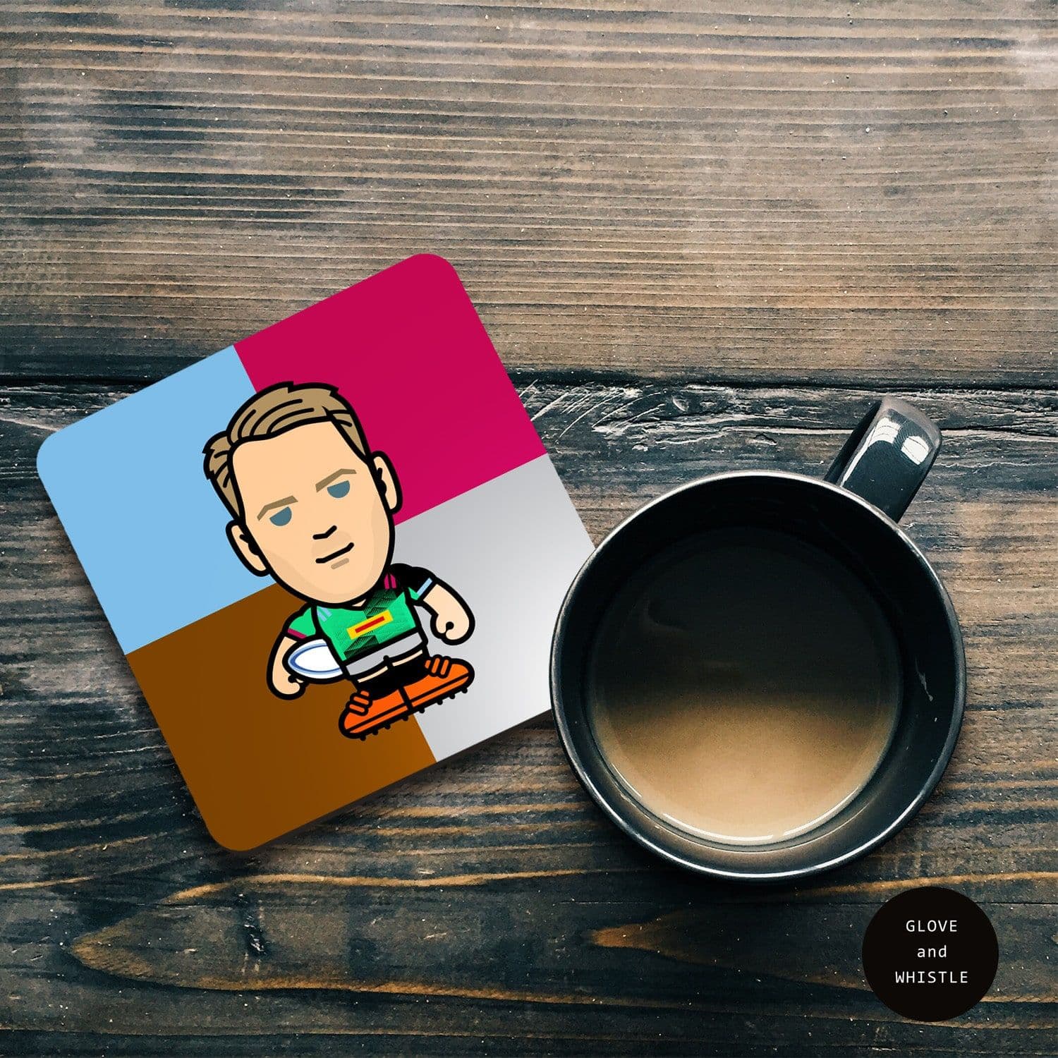Alex Dombrandt Harlequins Coaster