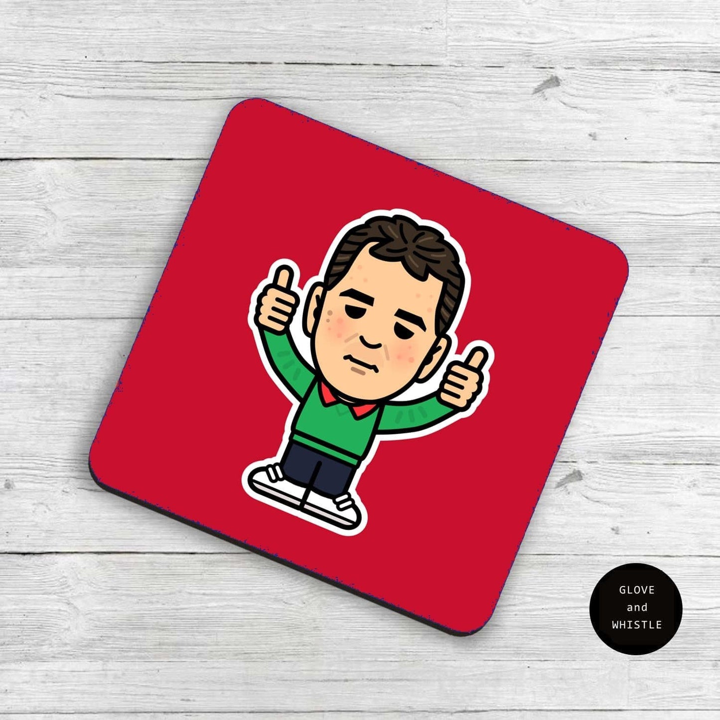 Brian Clough Nottingham Forest Coaster