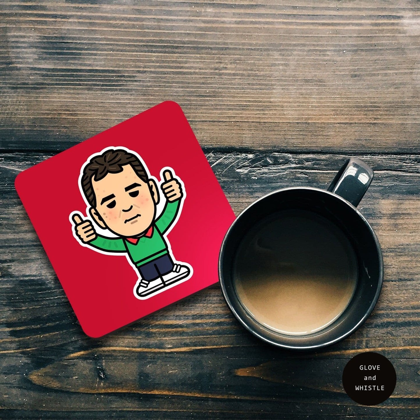 Brian Clough Nottingham Forest Coaster