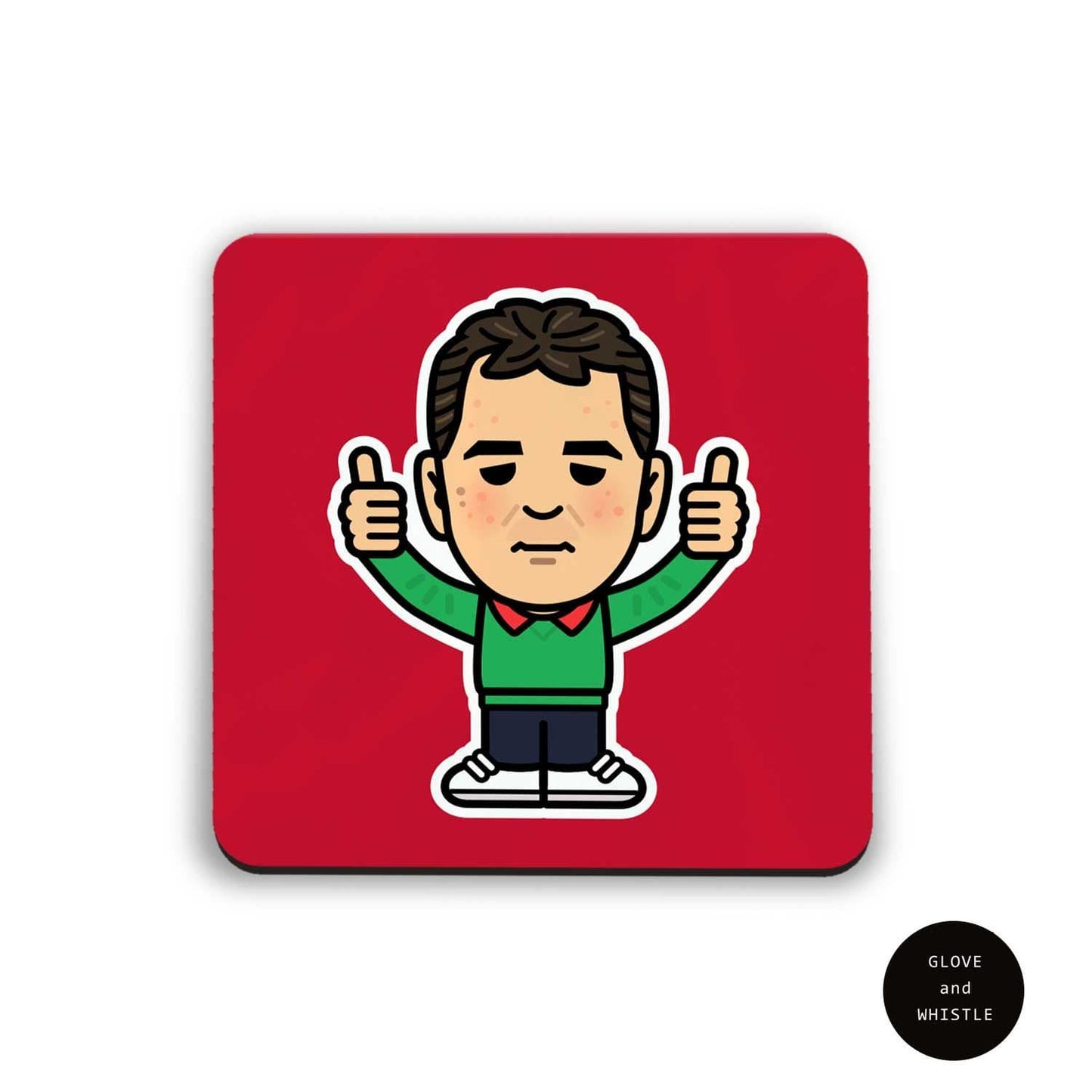Brian Clough Nottingham Forest Coaster
