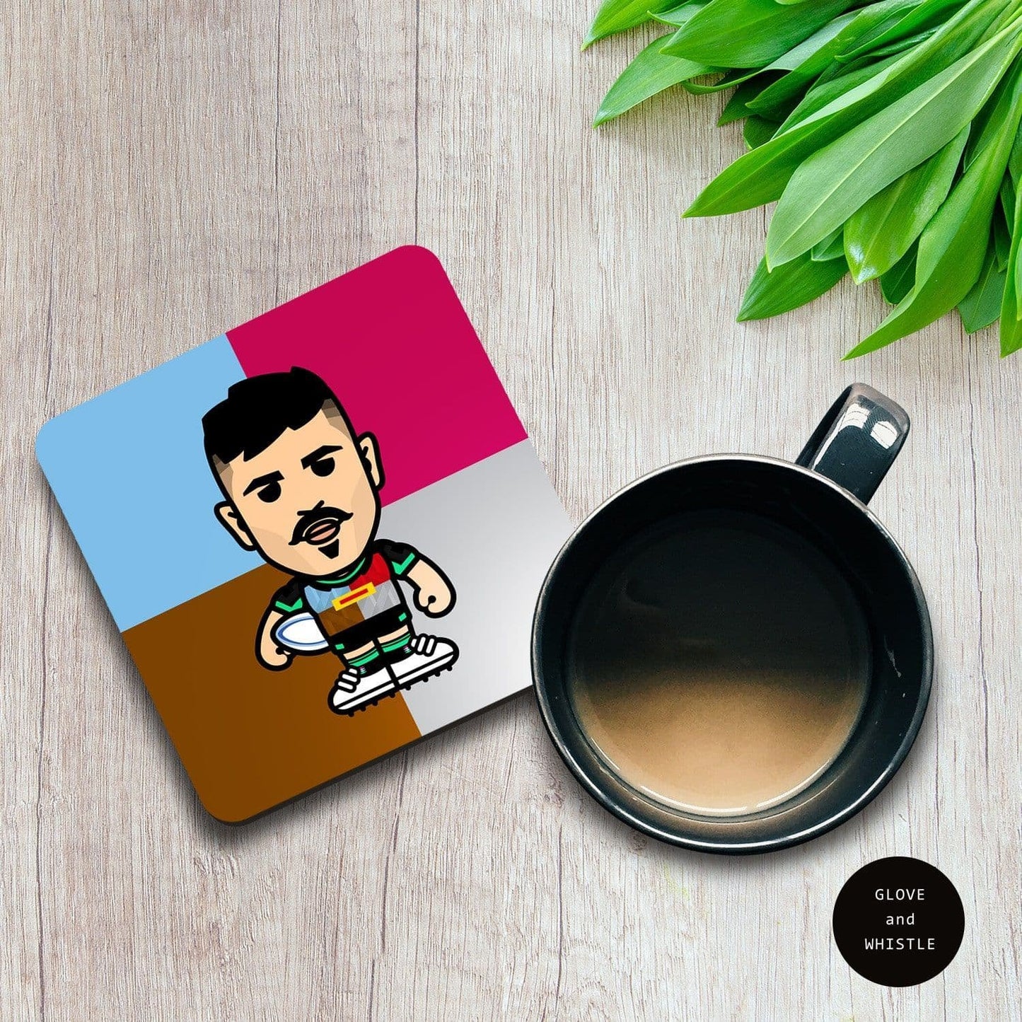 Cadan Murley Harlequins Coaster