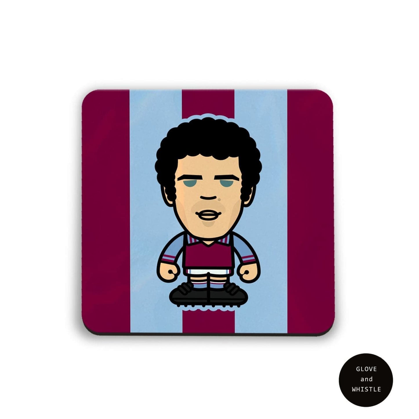 Charlie Aitken Aston Villa Coaster