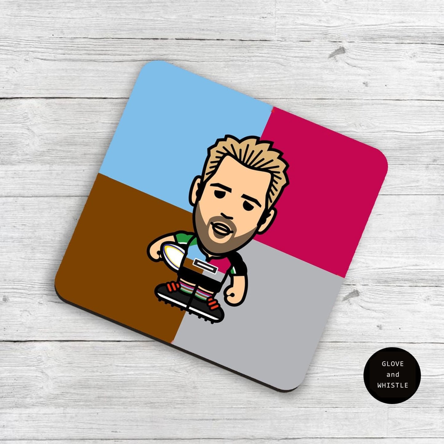 Chris Robshaw Harlequins Coaster