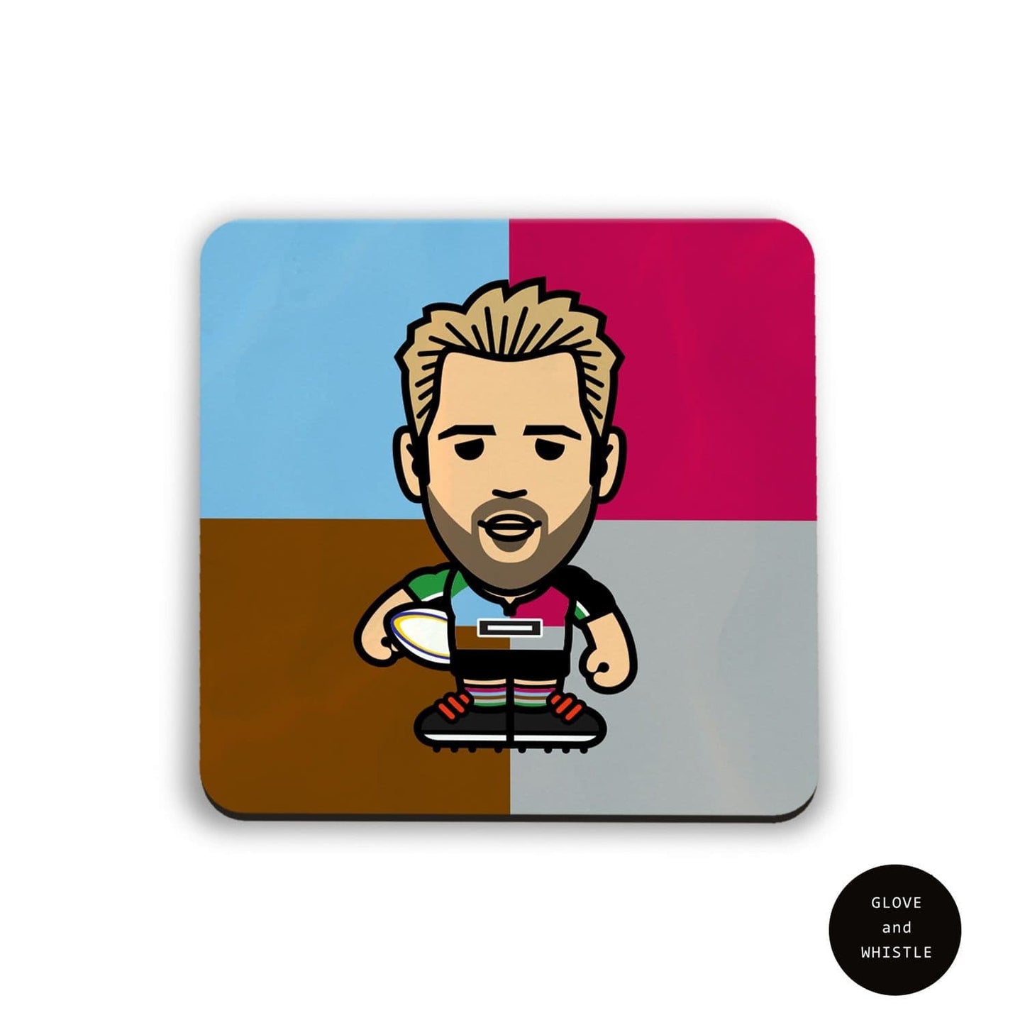 Chris Robshaw Harlequins Coaster