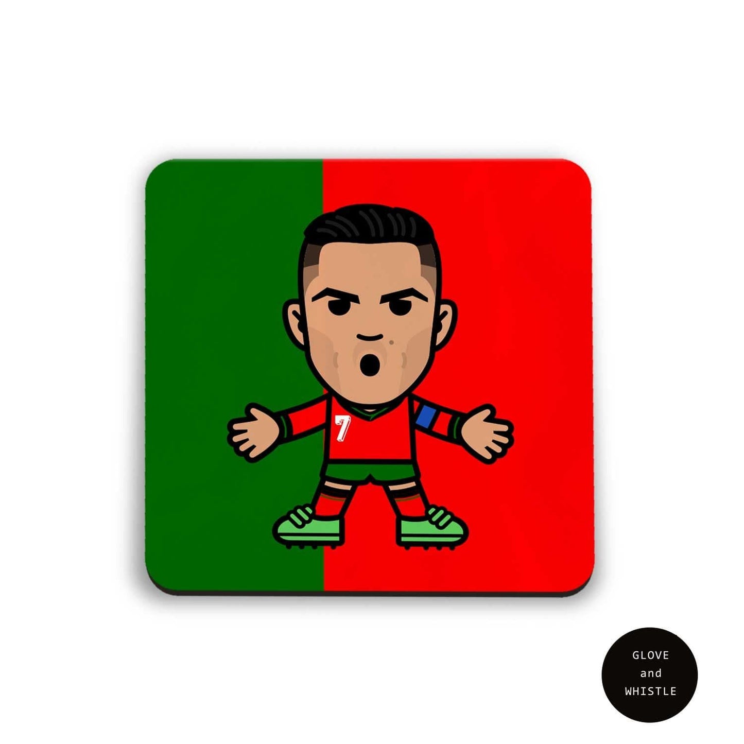 Cristiano Ronaldo Portugal Coaster