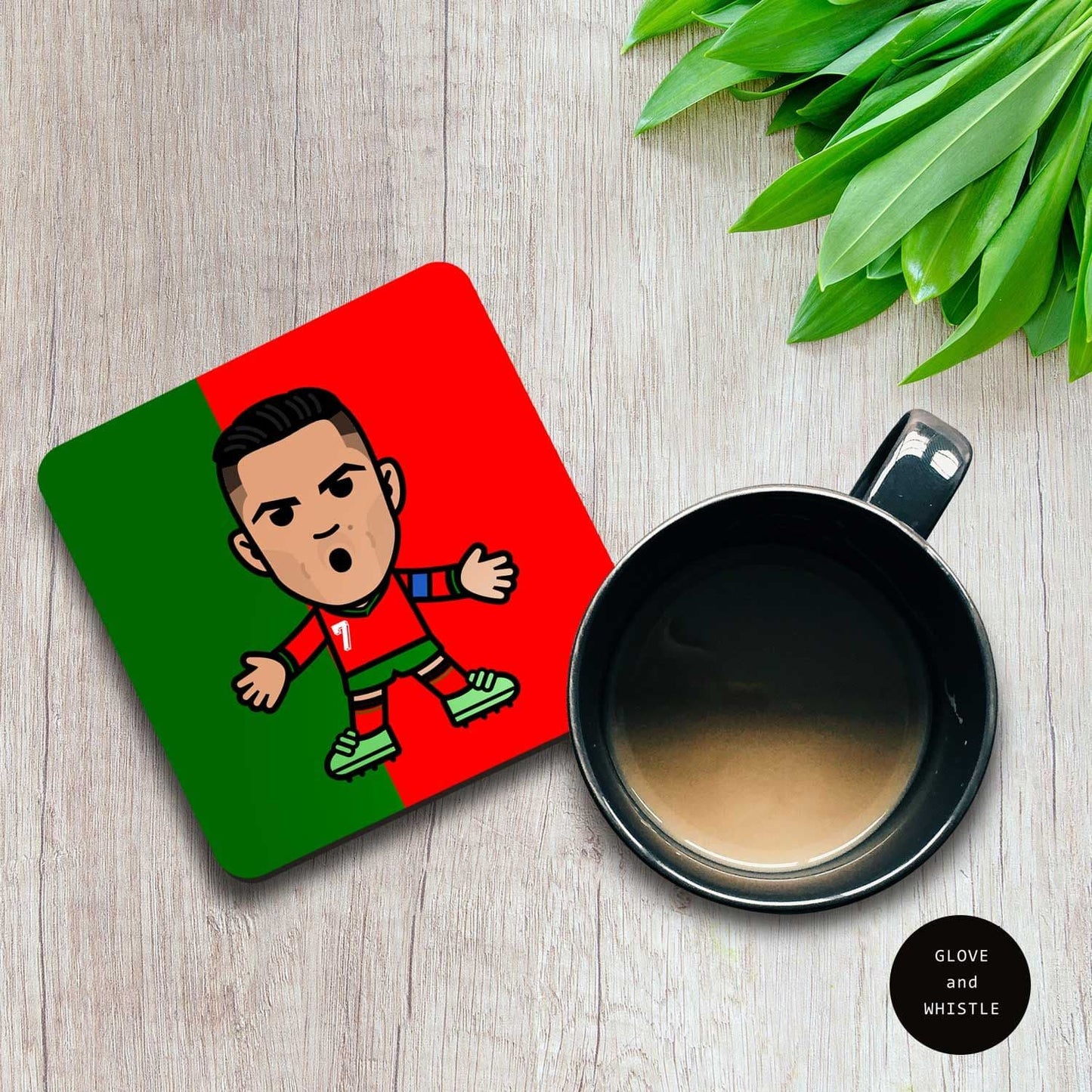 Cristiano Ronaldo Portugal Coaster