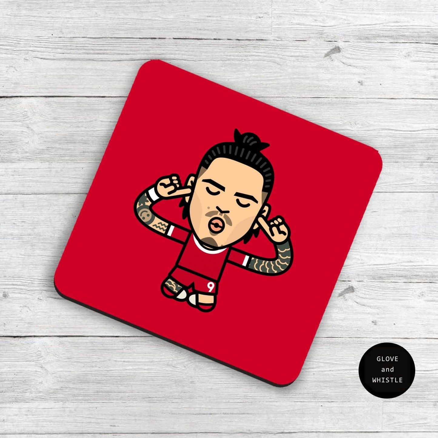 Darwin Nunez Celebration Liverpool Coaster