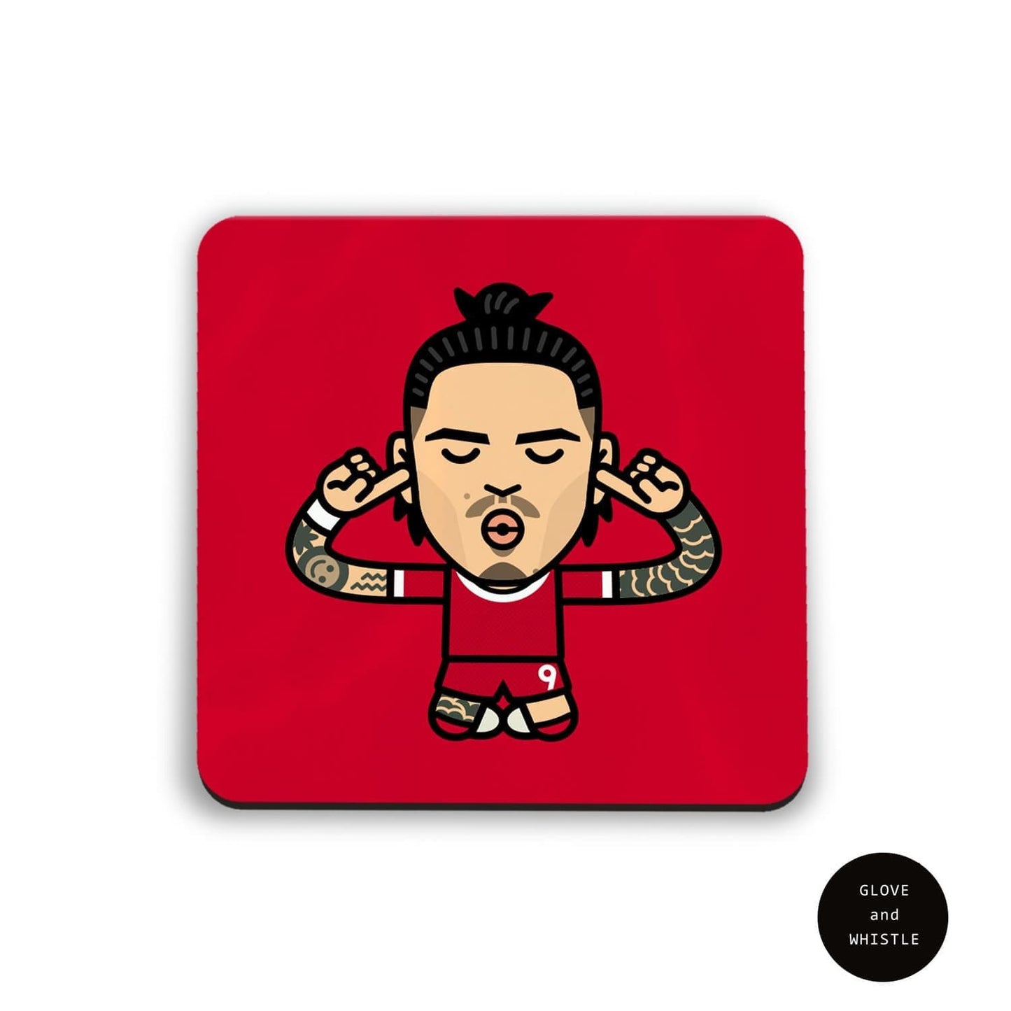 Darwin Nunez Celebration Liverpool Coaster