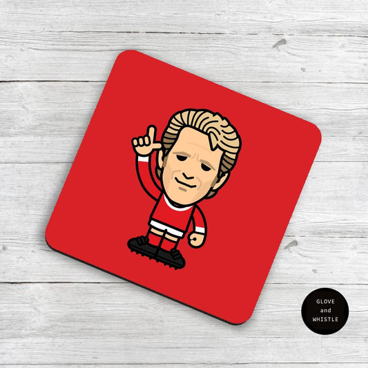 Denis Law Manchester United Coaster