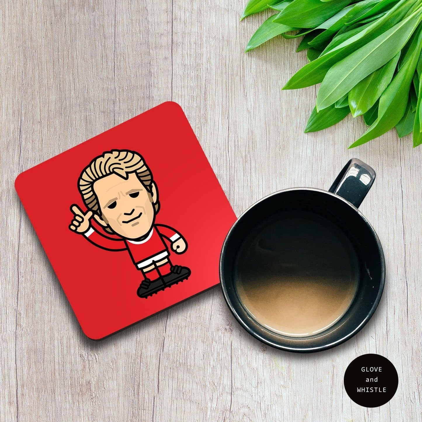 Denis Law Manchester United Coaster