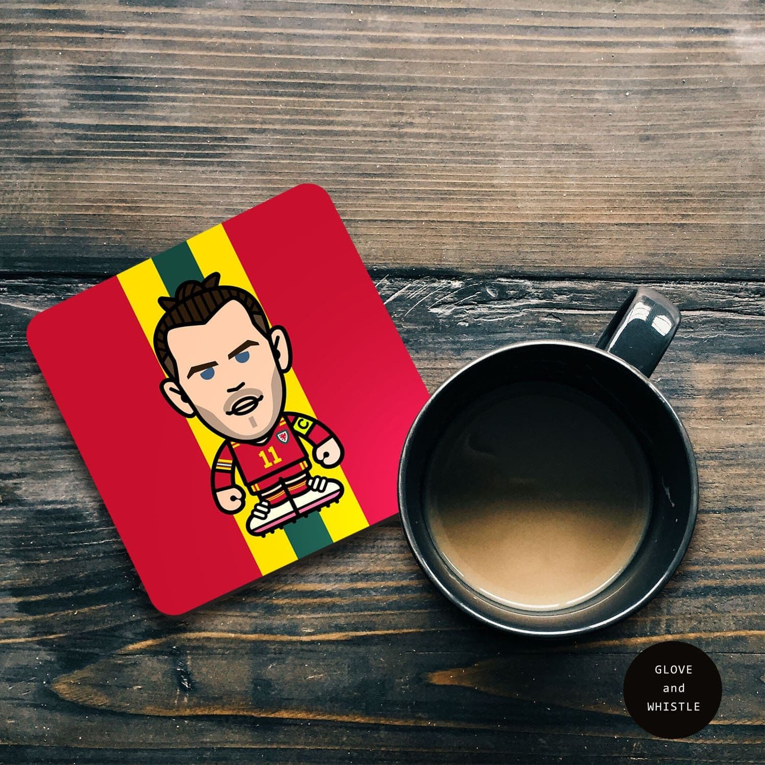 Gareth Bale Wales Coaster