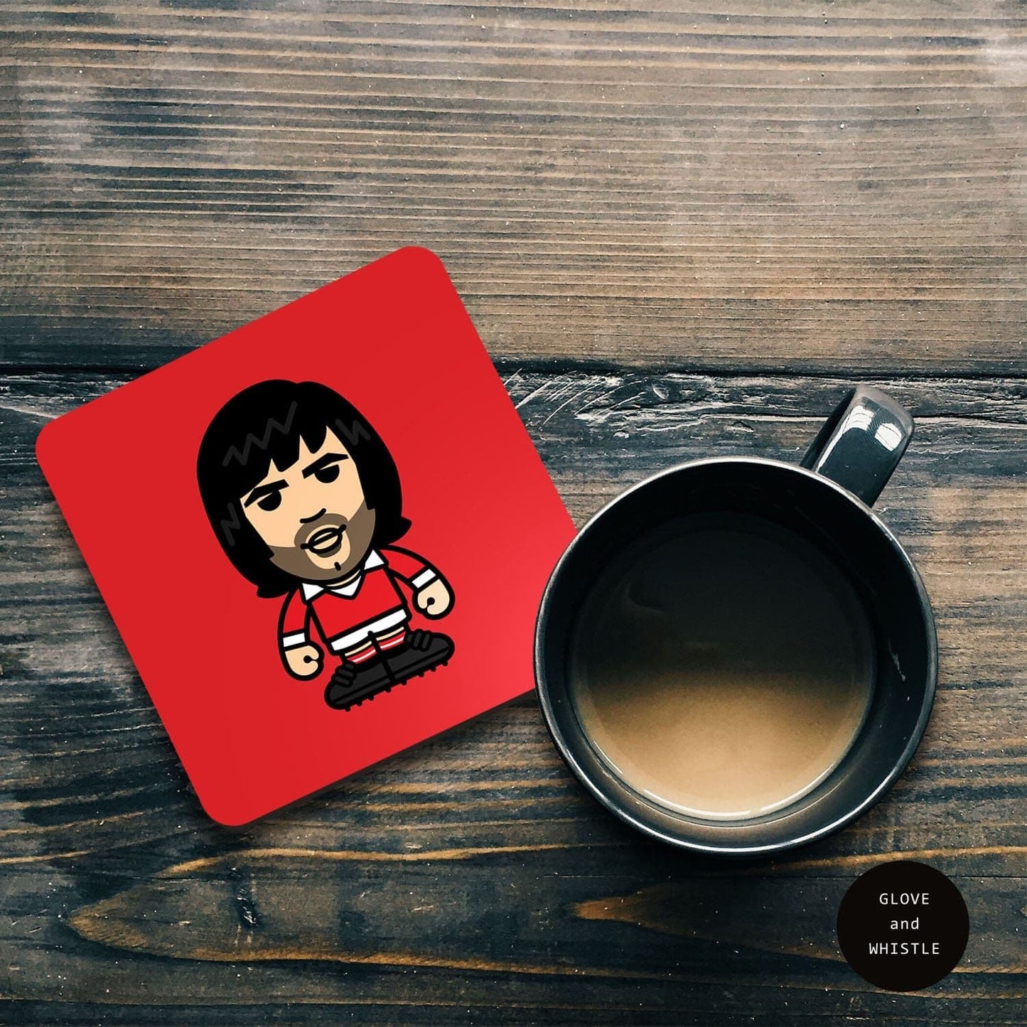 George Best Manchester United Coaster