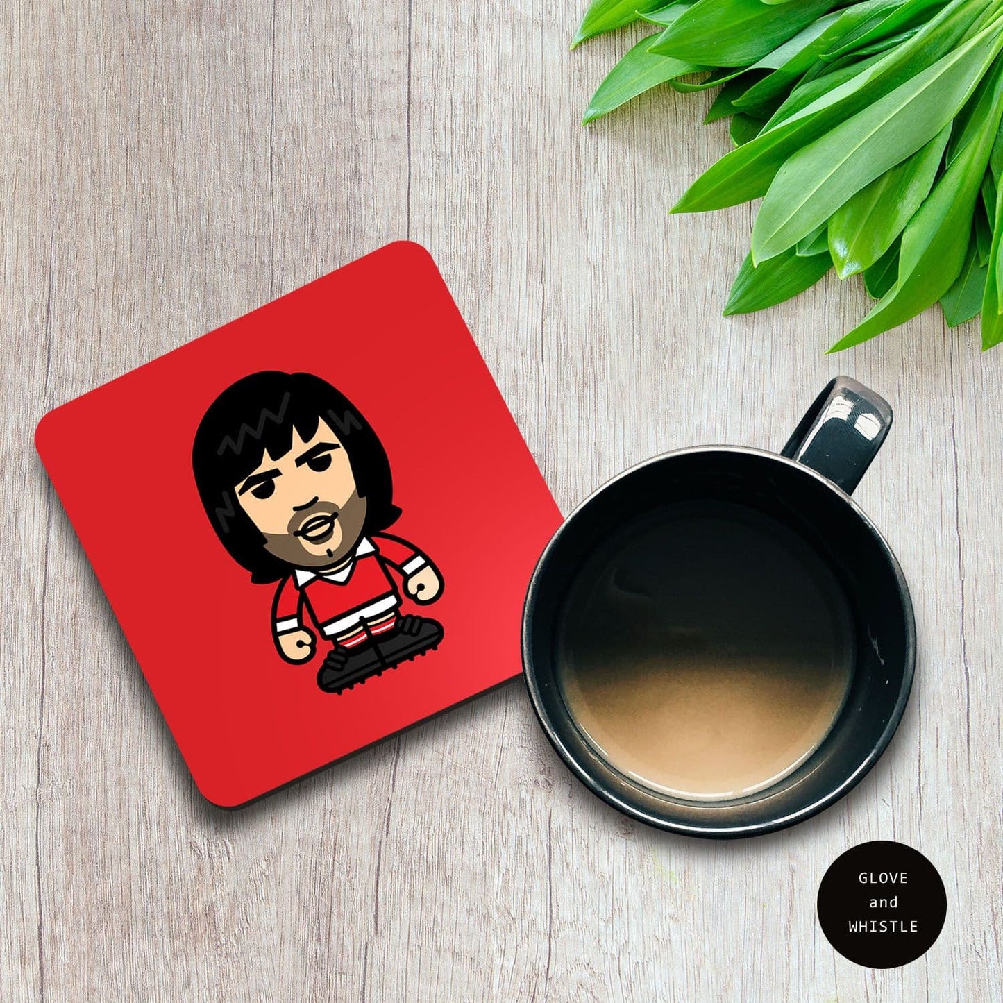 George Best Manchester United Coaster