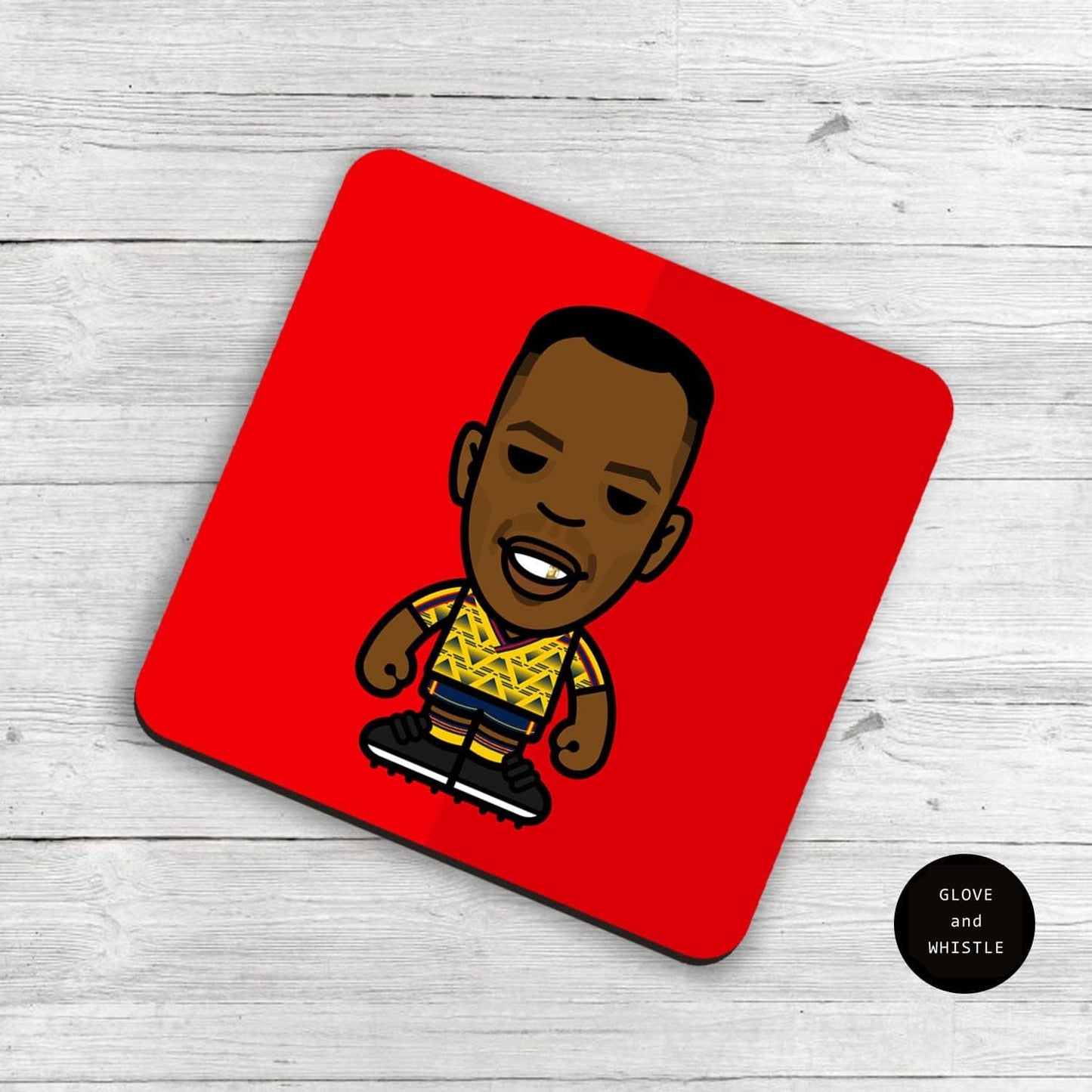 Ian Wright Arsenal Coaster