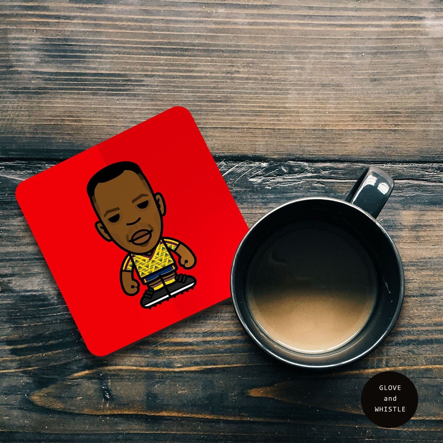 Ian Wright Arsenal Coaster