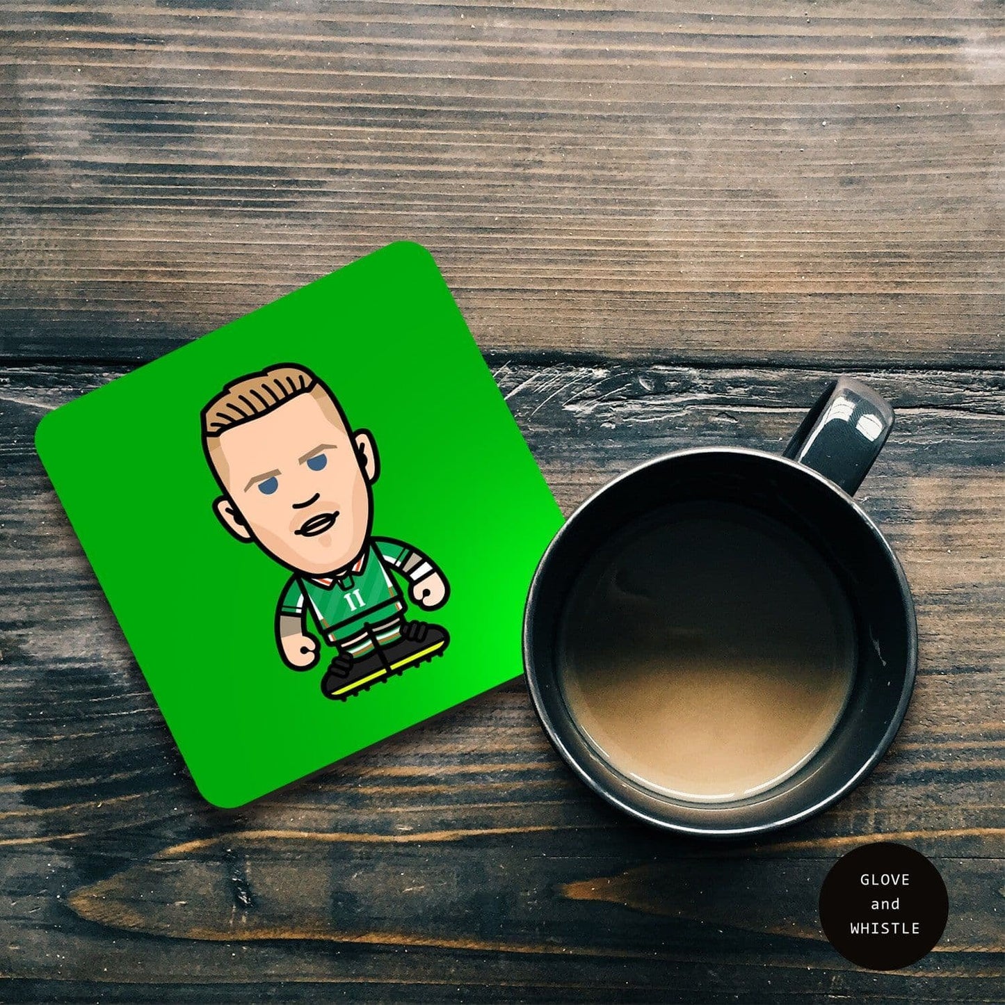 James McClean Ireland Coaster