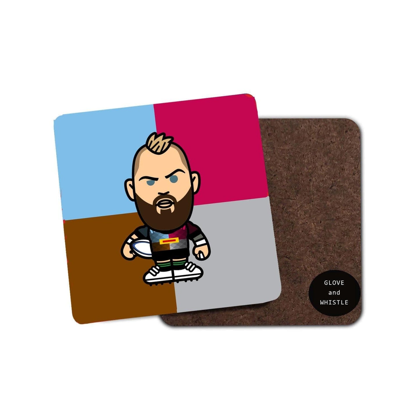 Joe Marler Harlequins Coaster