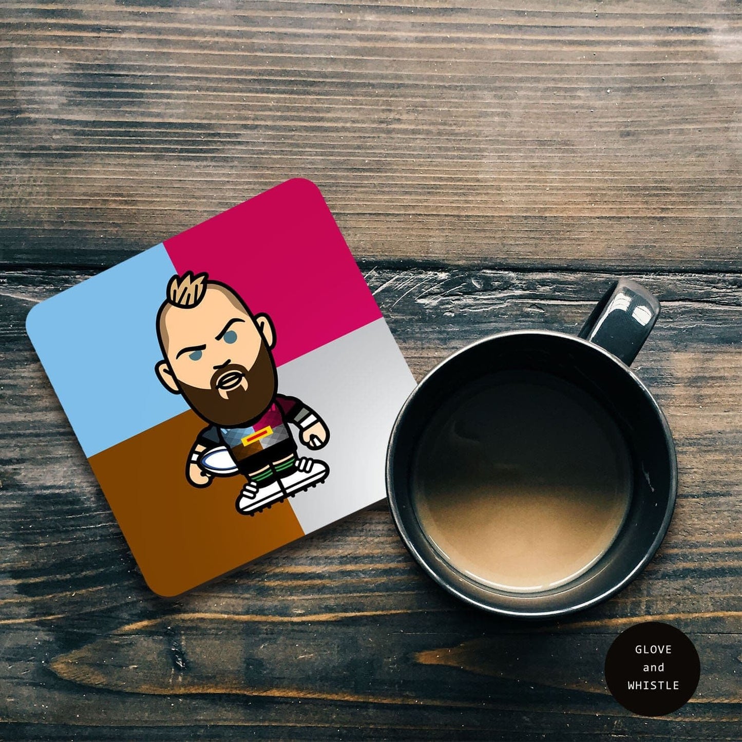 Joe Marler Harlequins Coaster