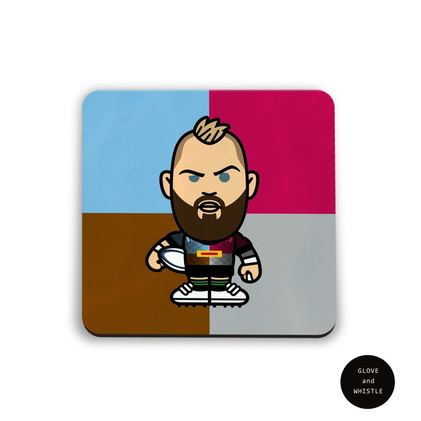 Joe Marler Harlequins Coaster