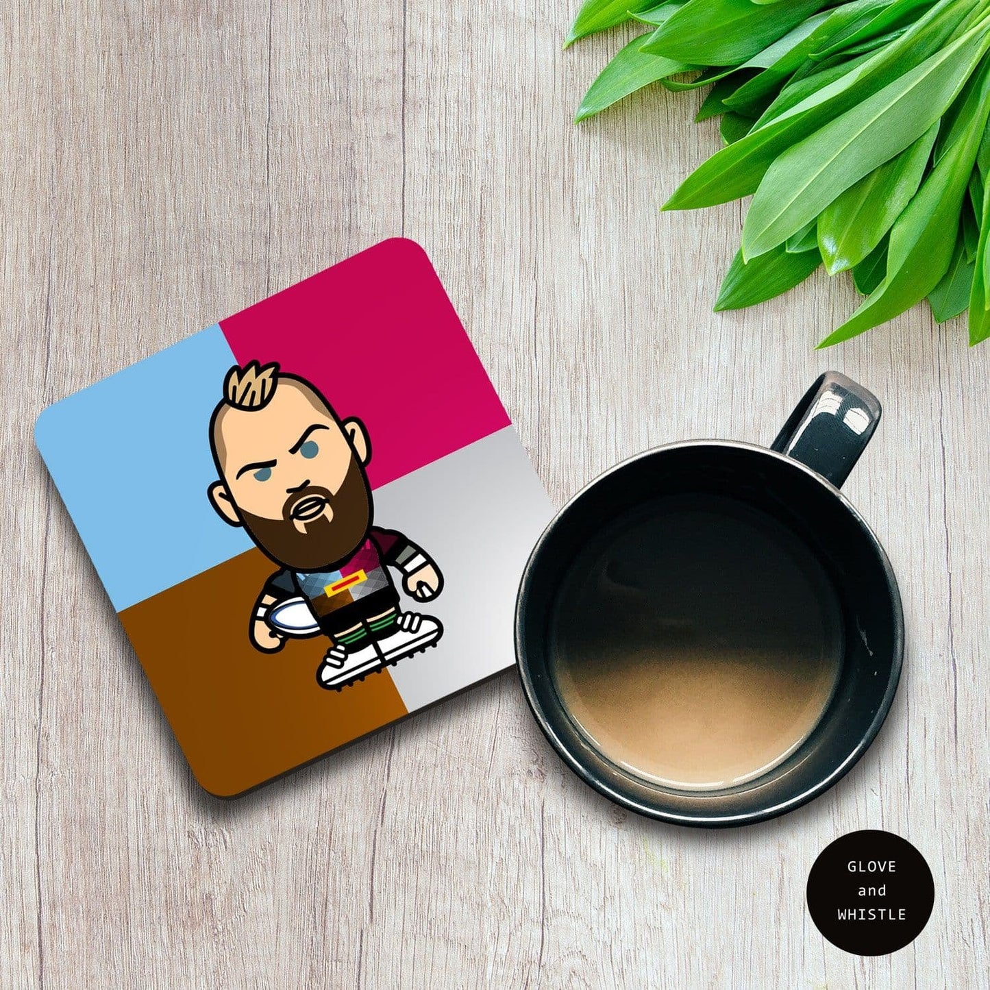 Joe Marler Harlequins Coaster