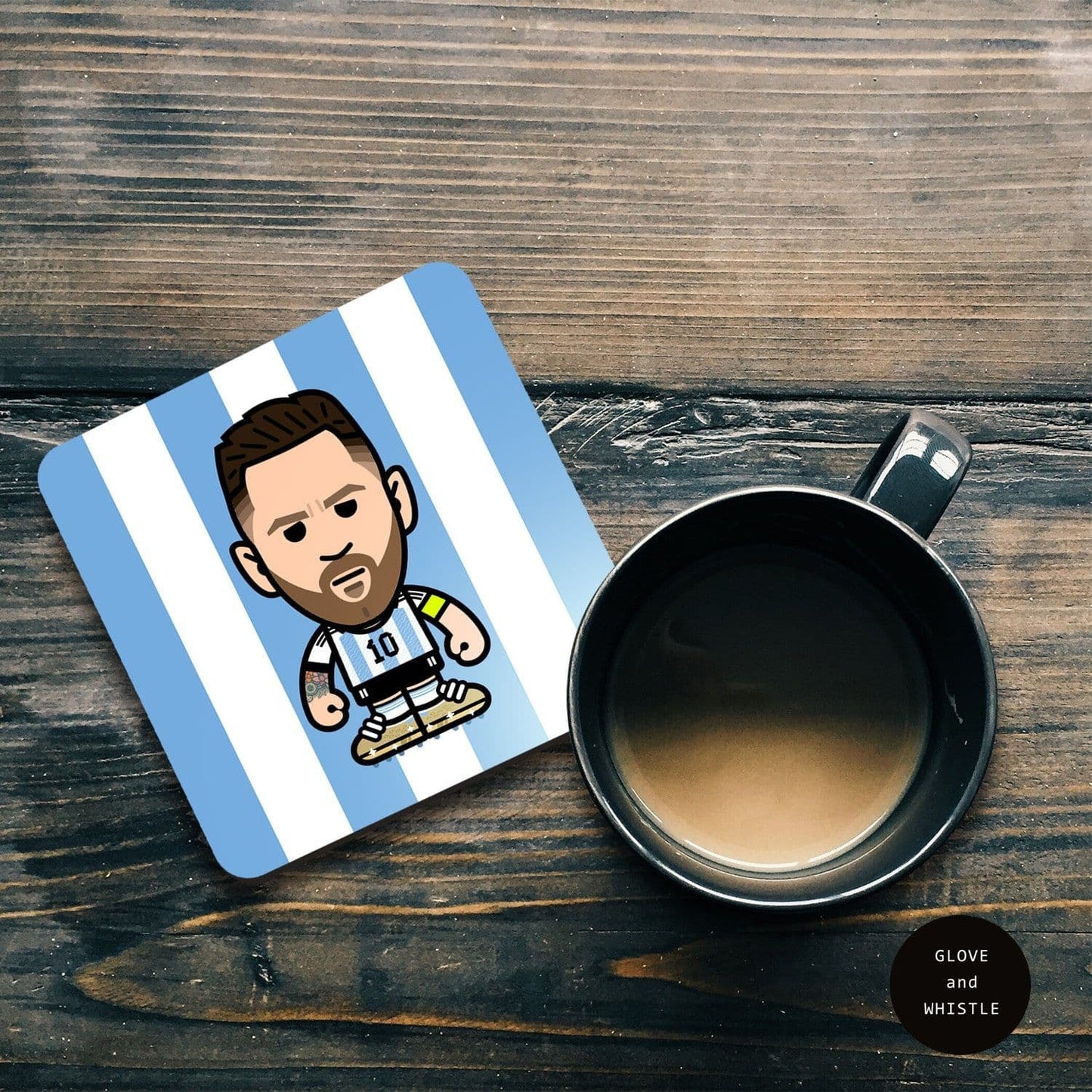 Lionel Messi Argentina Coaster