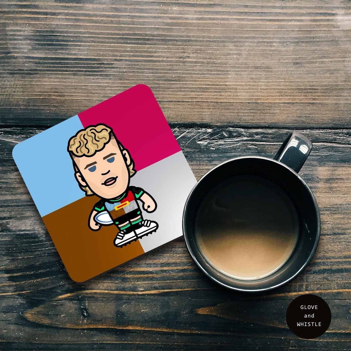 Louis Lynagh Harlequins Coaster