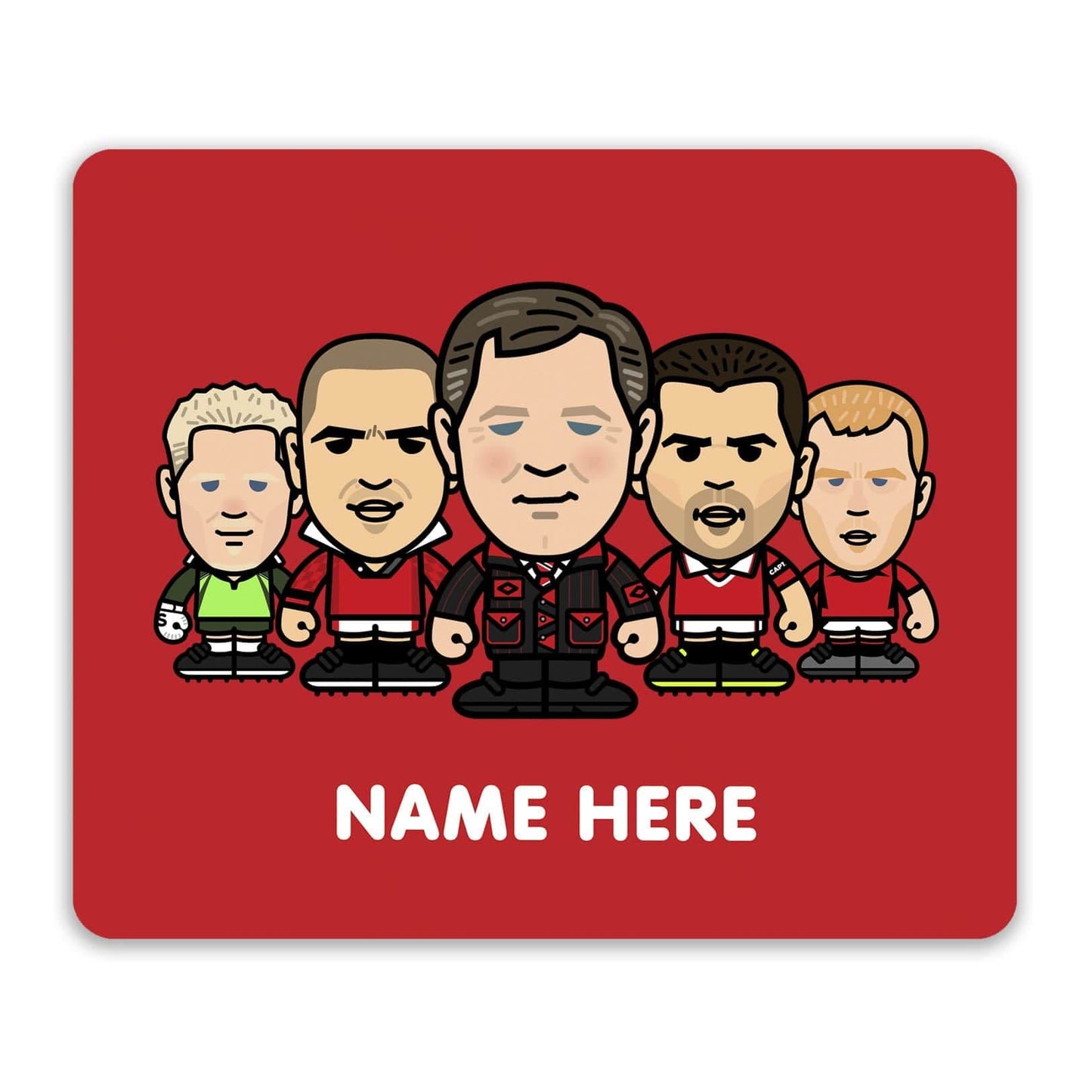 Manchester United Legends Mouse Mat - Personalise it for free