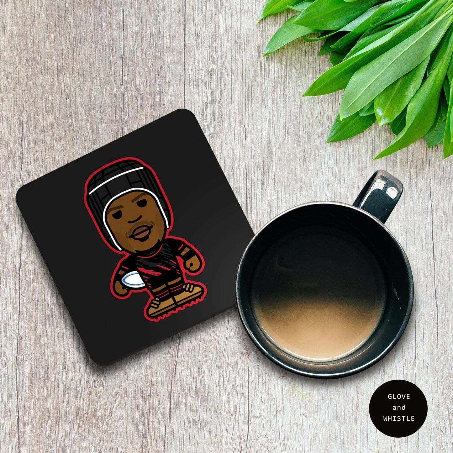 Maro Itoje Saracens Coaster