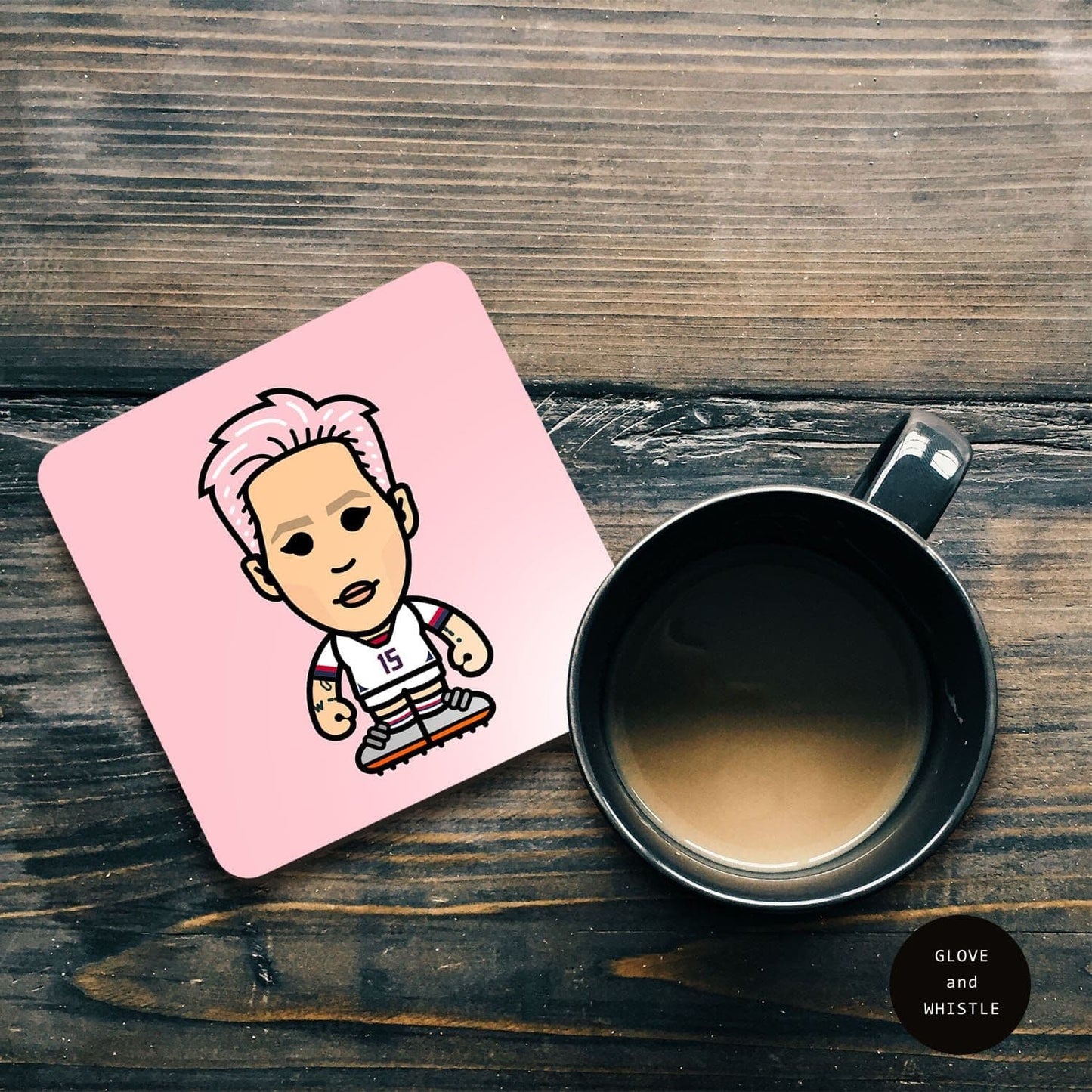 Megan Rapinoe USA Coaster