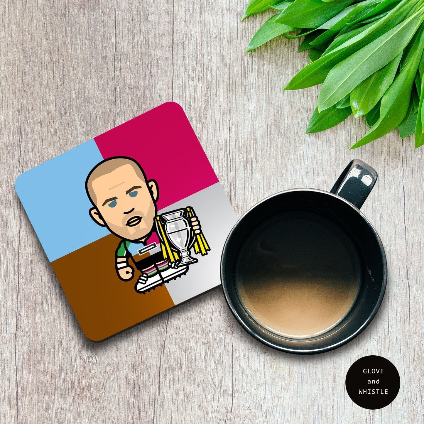 Mike Brown Harlequins Coaster