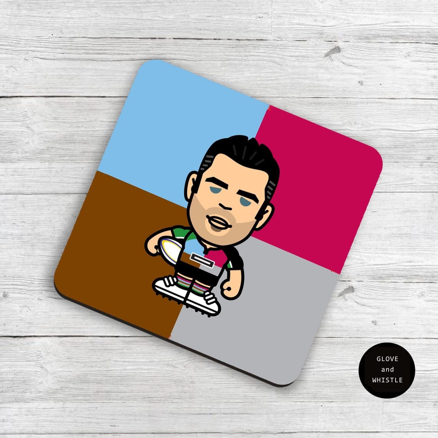Nick Easter Harlequins Coaster
