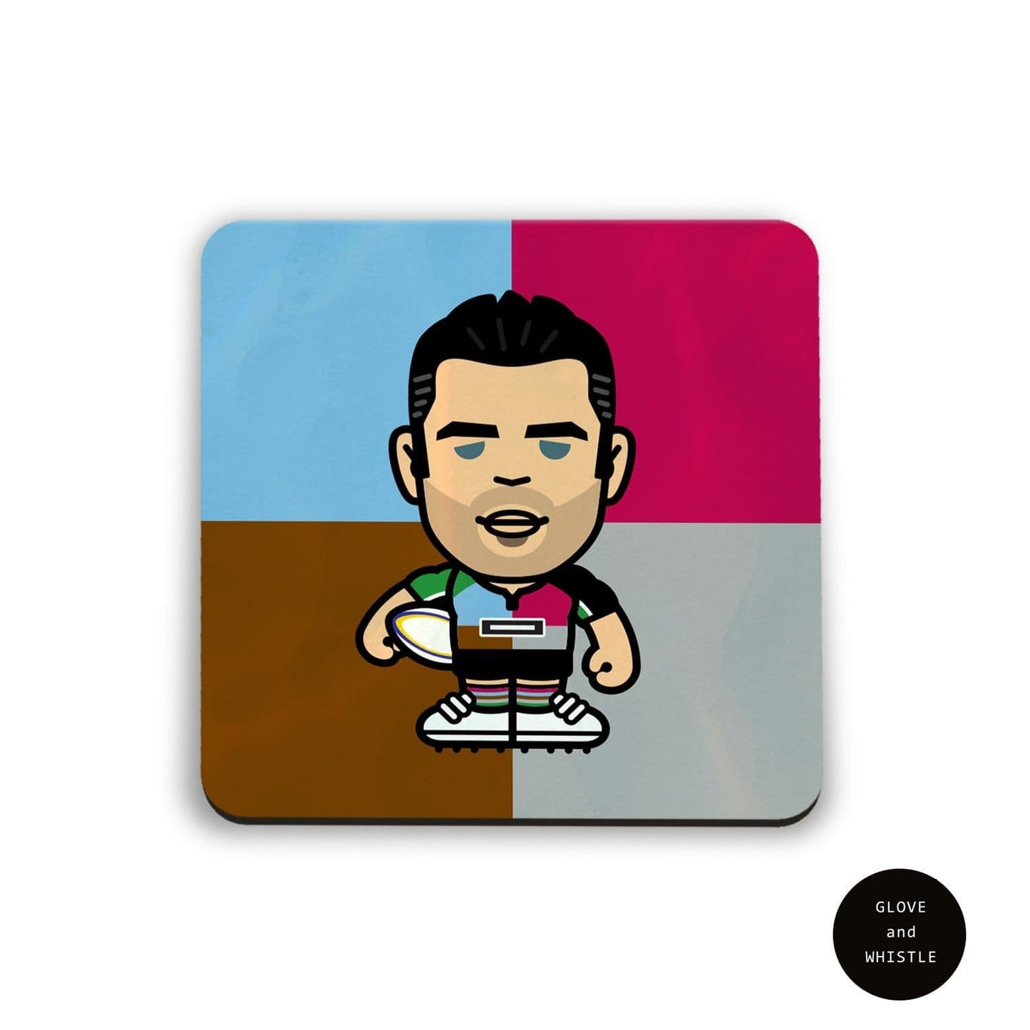 Nick Easter Harlequins Coaster
