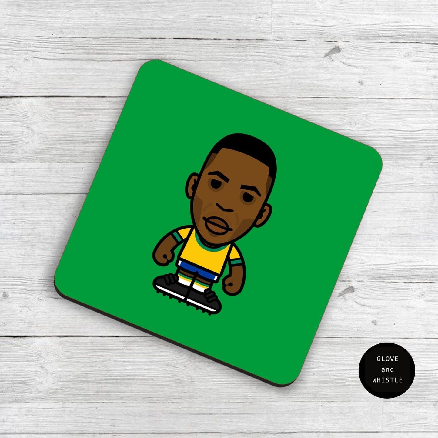Pele Brazil Coaster