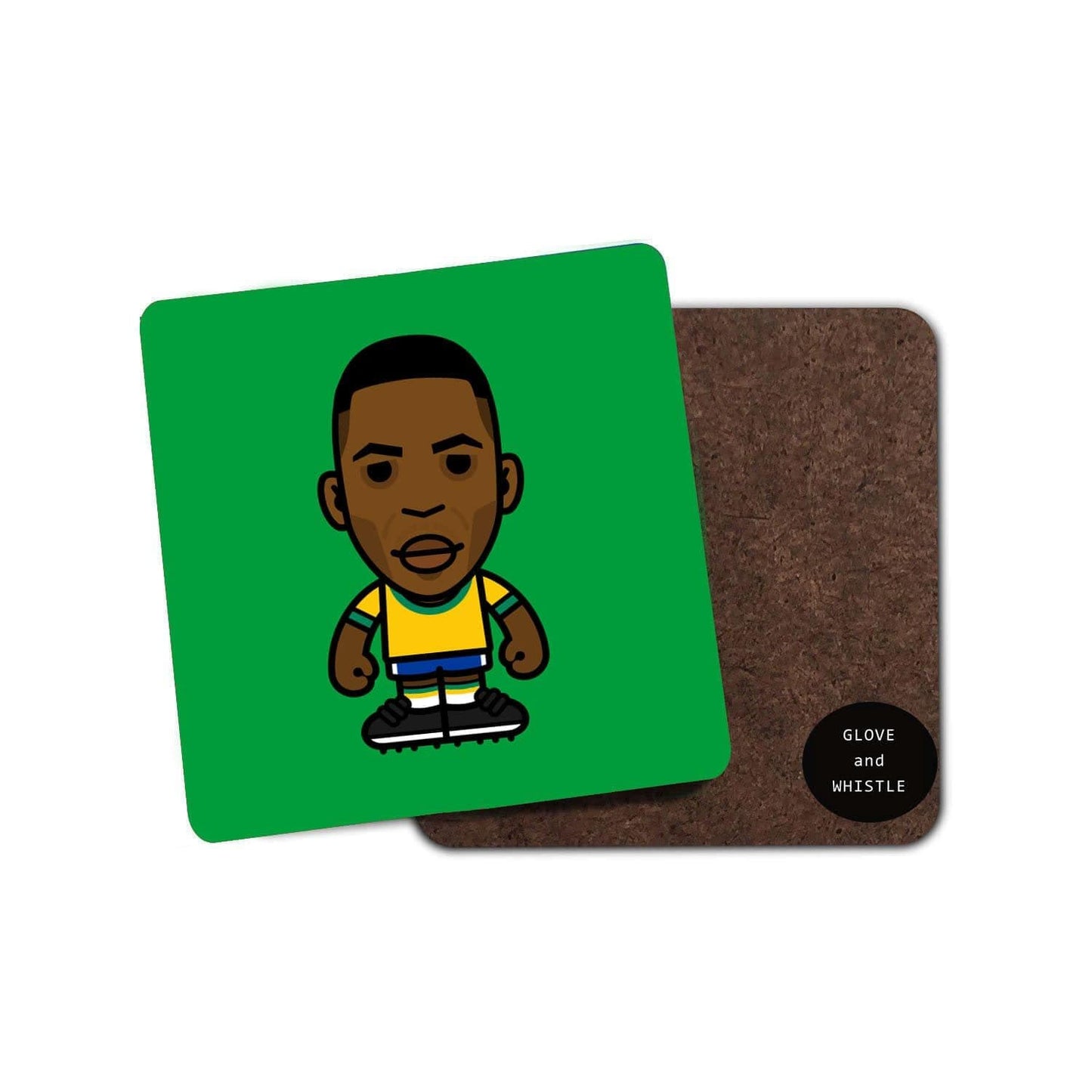 Pele Brazil Coaster