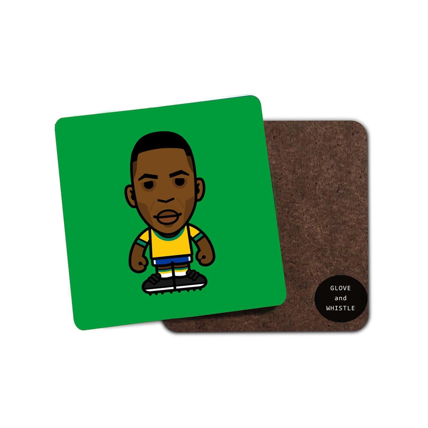 Pele Brazil Coaster