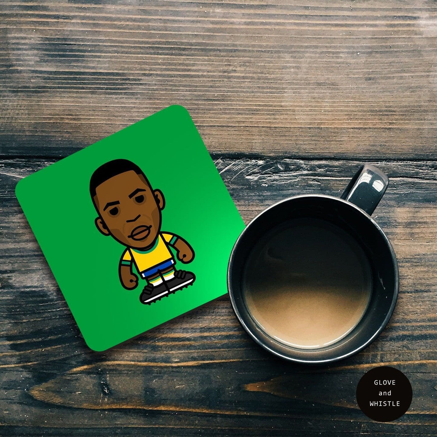Pele Brazil Coaster