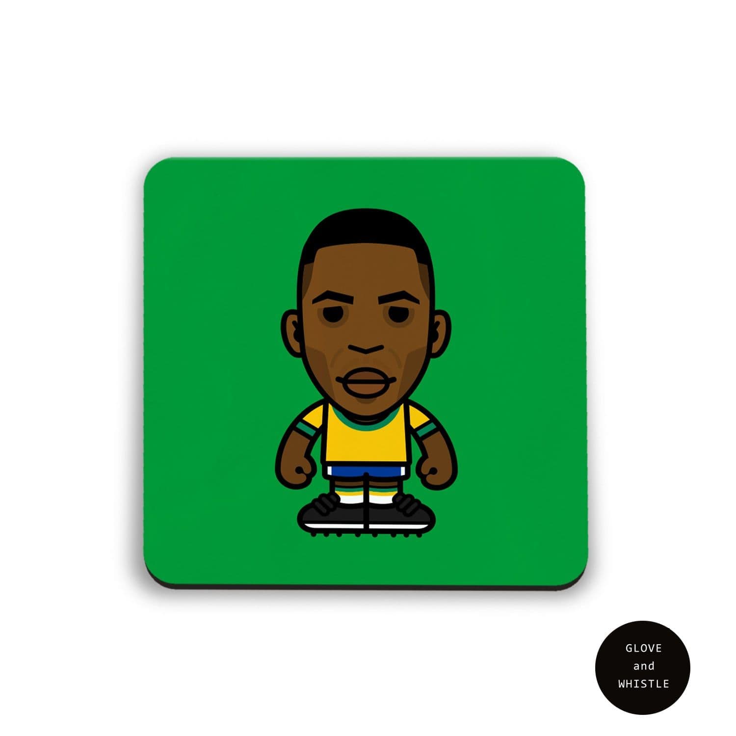Pele Brazil Coaster