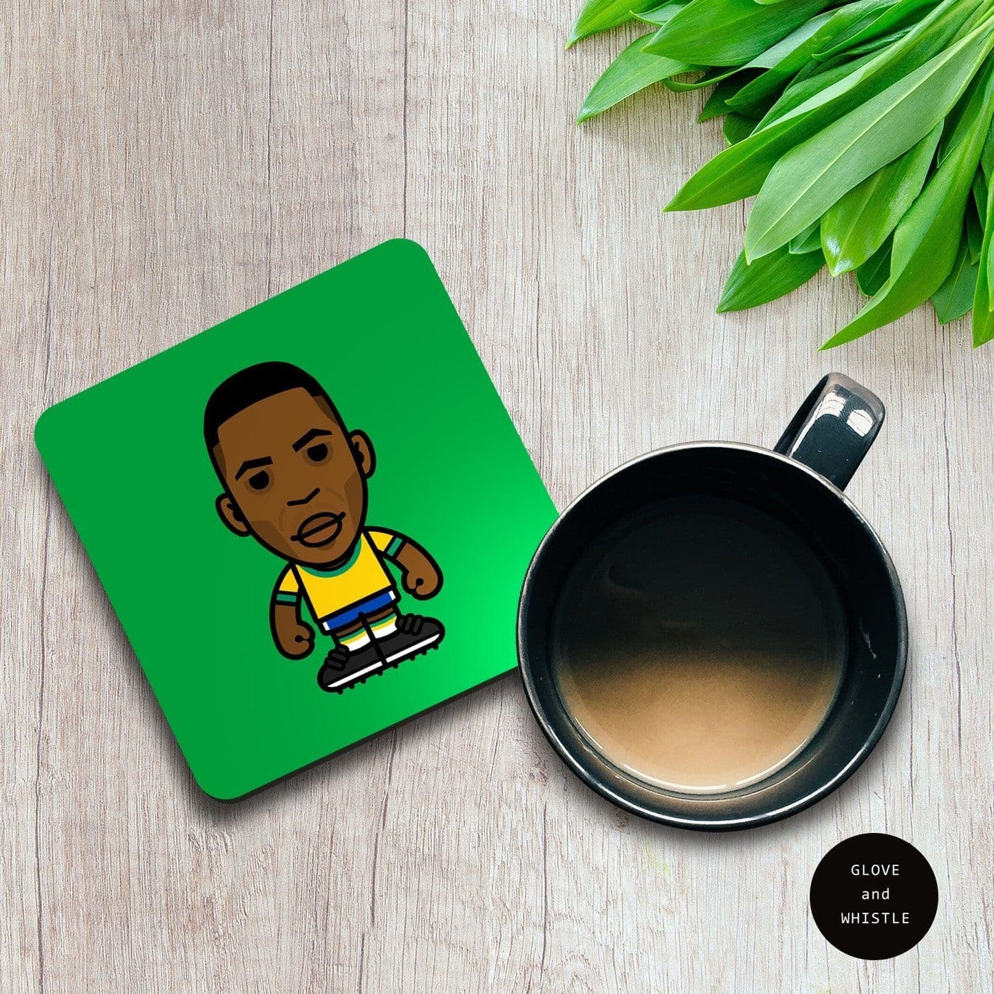 Pele Brazil Coaster