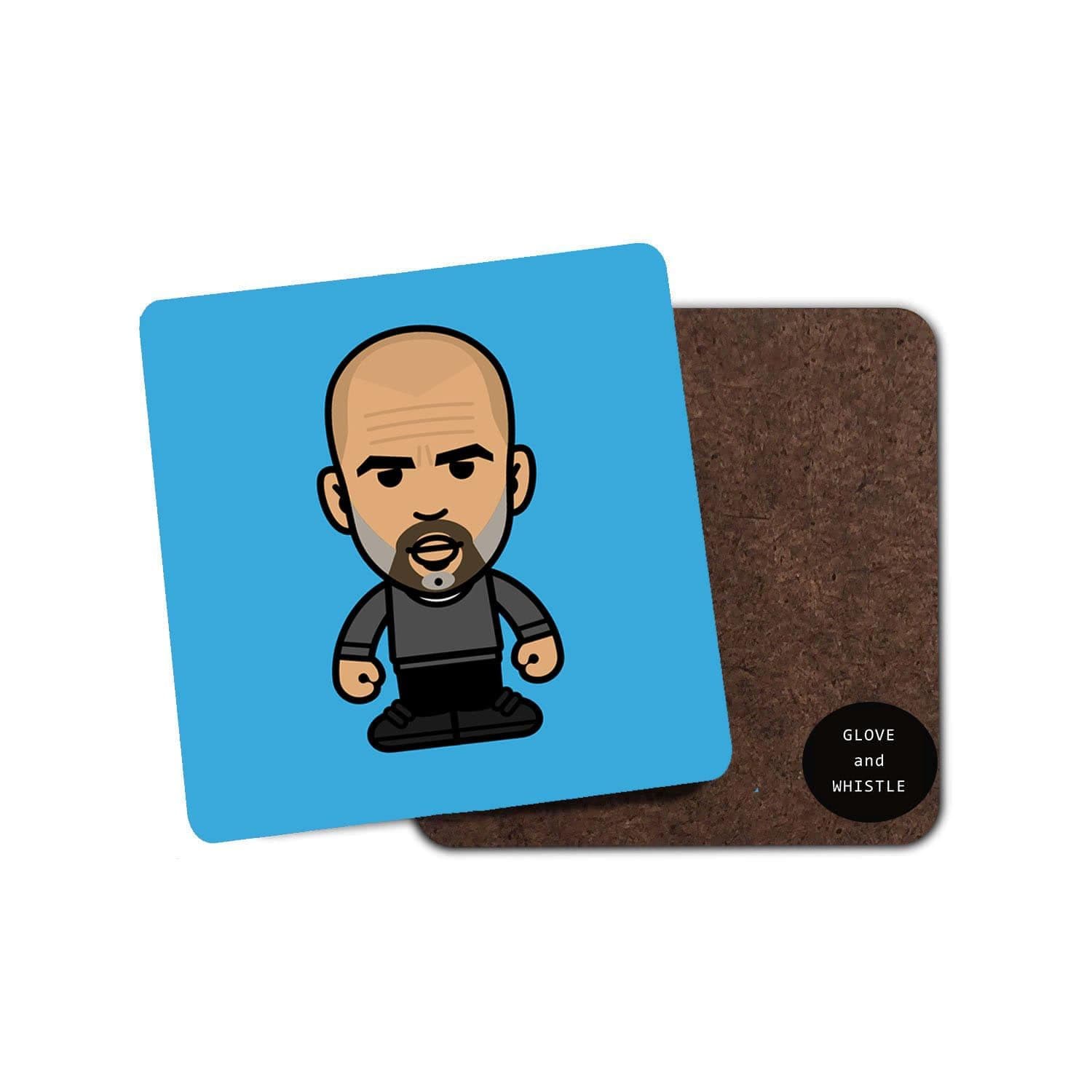 Pep Guardiola Manchester City Coaster