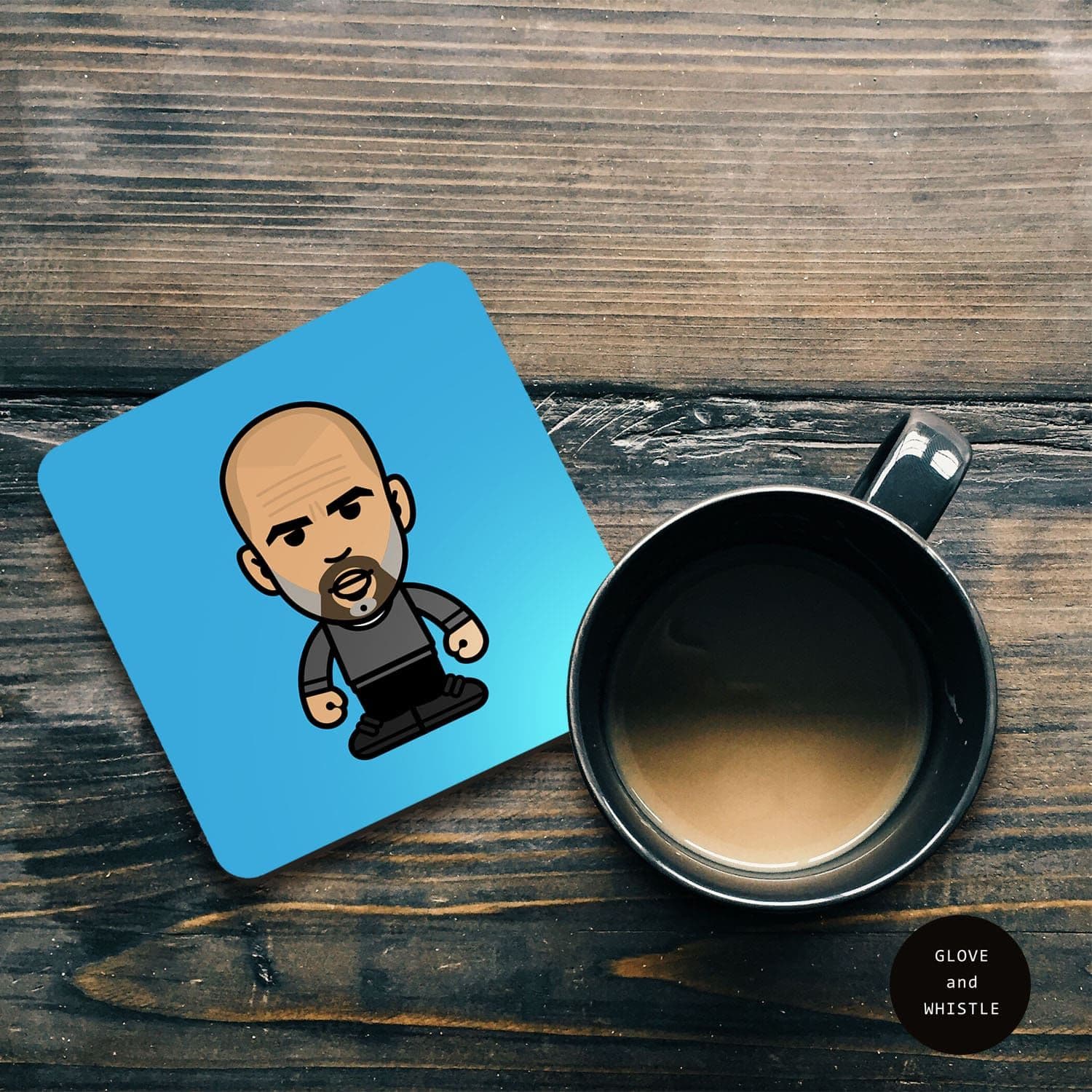 Pep Guardiola Manchester City Coaster