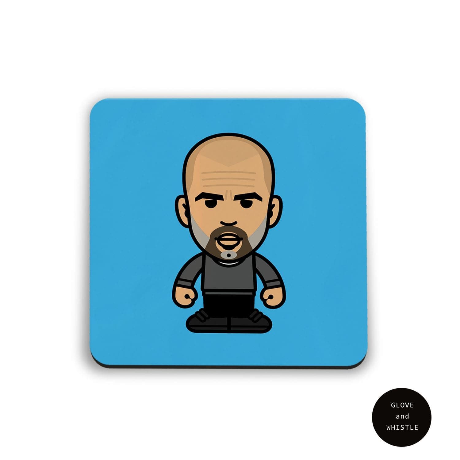 Pep Guardiola Manchester City Coaster
